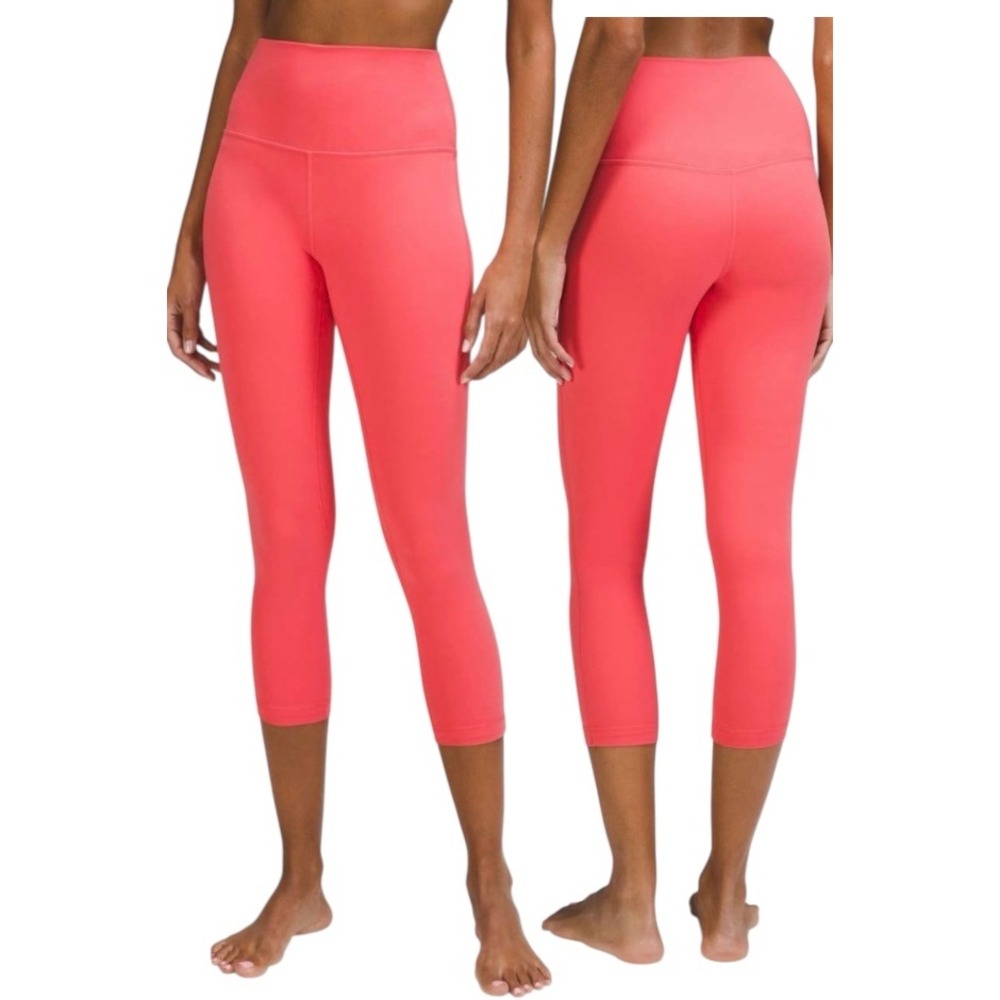 Lululemon Align High-Rise Crop 23" Size 6 Leggings Pale Raspberry W6BGLS